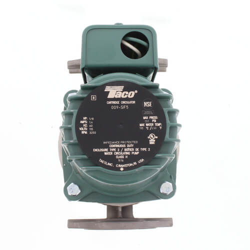 Taco 009-SF5 - 009 Series High Velocity Stainless Steel Circulator Pump 1/8 HP, 115V, 125 PSI