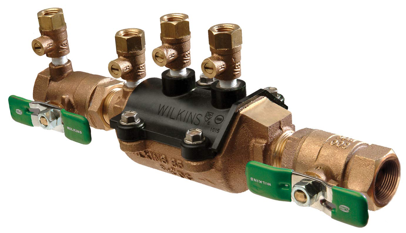 Zurn Wilkins 12-350XL - 1/2" DCVA Double Check Valve Assembly Backflow Preventer for Potable Water Application - Lead-Free
