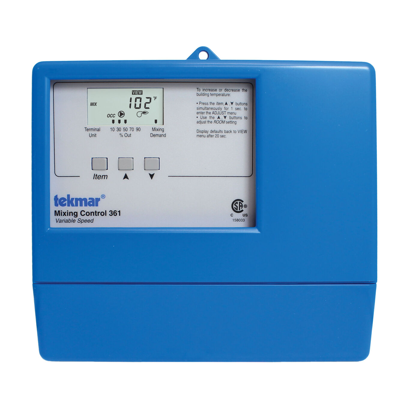 Tekmar 361 Variable Speed Mixing Control