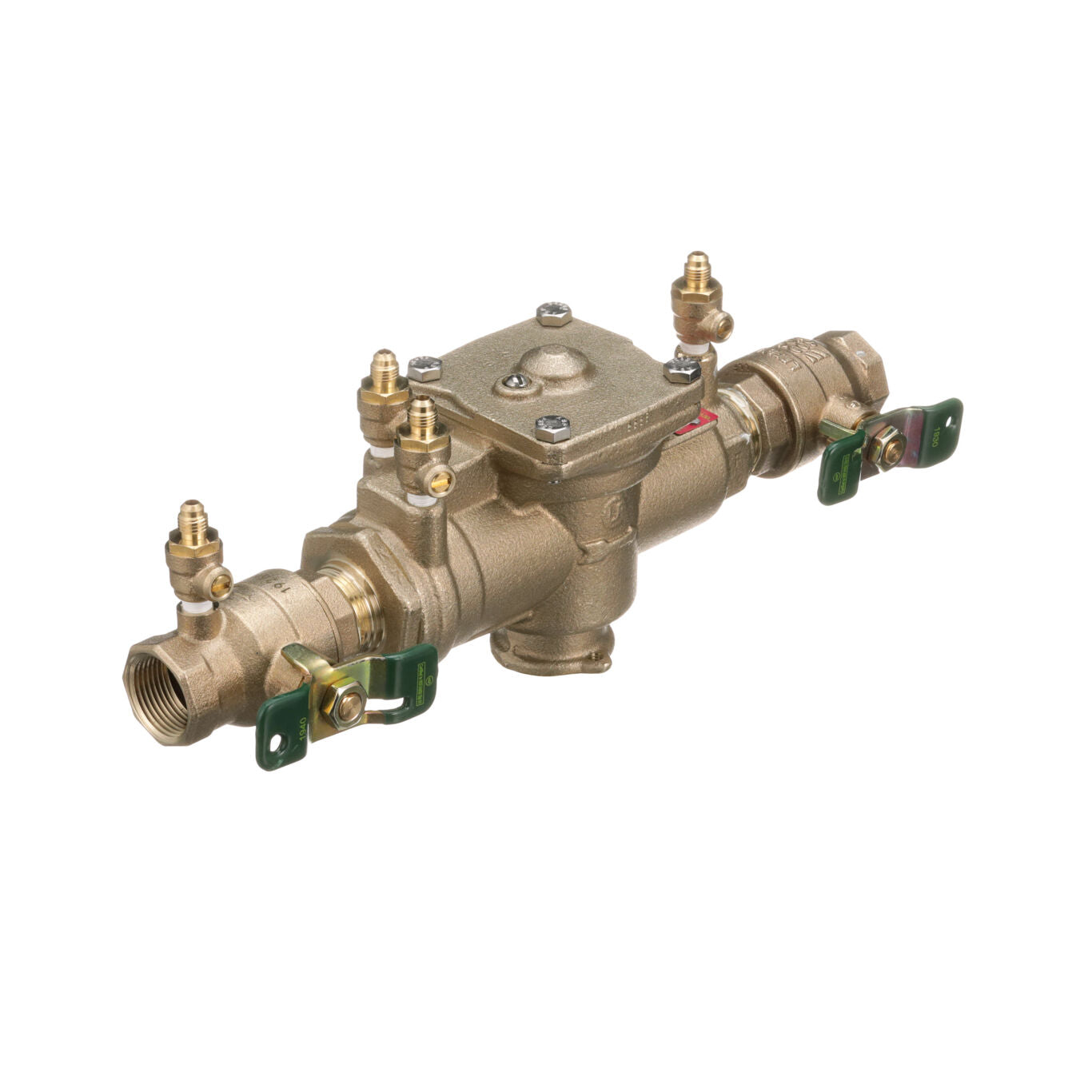 Watts 0391004 - LF009M2-QT-1 - 1" RP Reduced Pressure Zone Backflow Preventer Assembly, Quarter Turn Shutoff Valves, Tee Handles - Lead Free