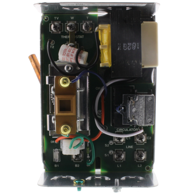 Honeywell Resideo L8148E1257/U High Limit Aquastat Relay with 15F, Vertical Mounted, Fixed Differential, 120V, 140 F to 240 F