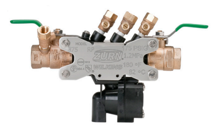 Zurn Wilkins 12-375XL - 1/2" Reduced Pressure Principle Backflow Preventer for Potable Water Applications - Lead Free