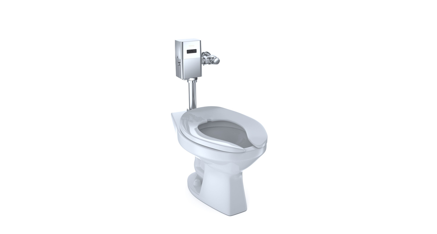 Toto CT705UN#01 Floor Mounted Elongated High Efficiency Toilet Bowl Only - Cotton White