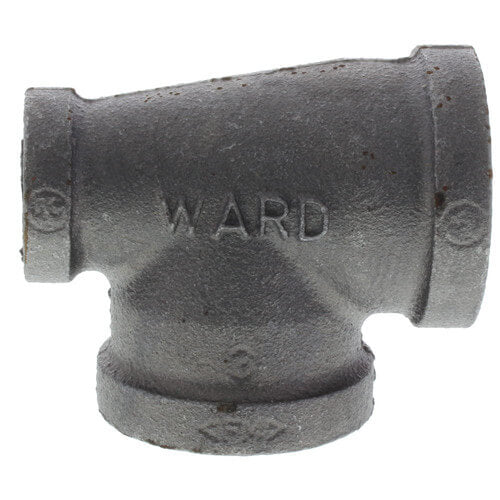 1" X 1/2" X 1" BLACK REDUCING TEE - Schedule 40 Black Steel Reducing Tee