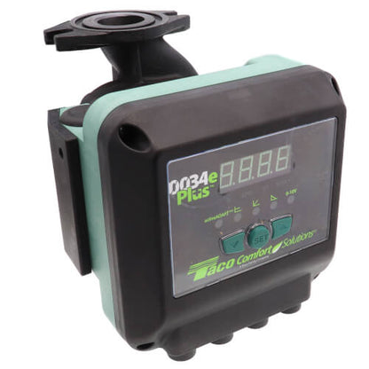 Taco 0034EP-F2 ECM High Efficiency Variable Speed Digital Flanged Cast Iron Circulator Pump, 115V/208/230 