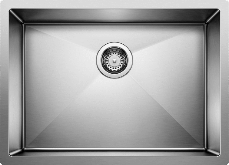 Blanco 400468 Radius 10 U Large Single Bowl Undermount Sink - Stainless Steel | Plumbers Center