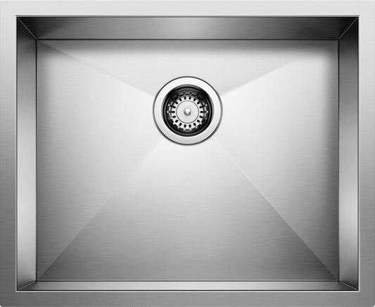 Blanco 401273 Quatrus U 1 Undermount Kitchen Sink 1 Bowl - Stainless Steel | Plumbers Center