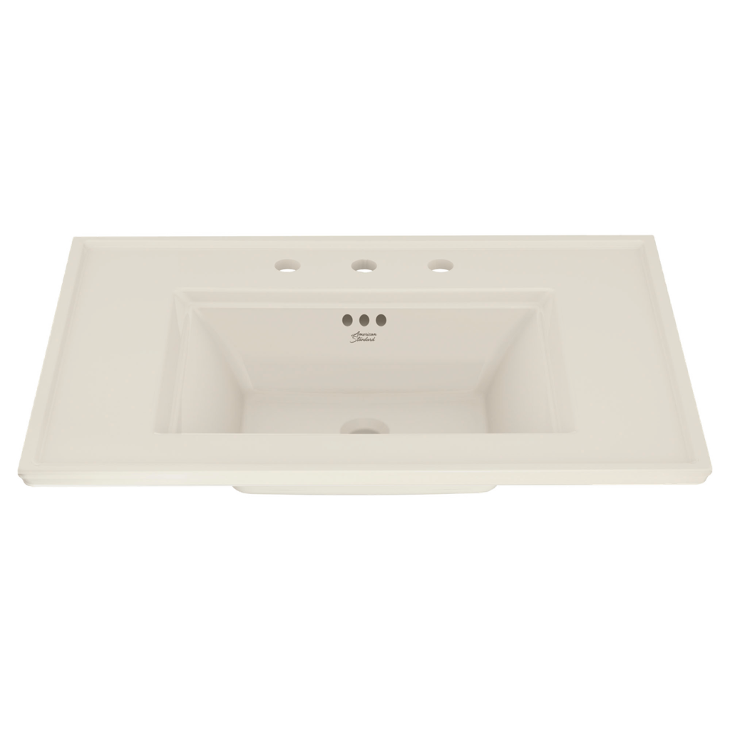 American Standard 0298008.222 Town Square S Vanity Bathroom Sink, 8-inch Centers  in Linen | Plumbers Center