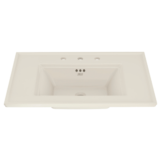 American Standard 0298008.222 Town Square S Vanity Bathroom Sink, 8-inch Centers  in Linen | Plumbers Center