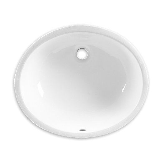 American Standard 0496221.020 Ovalyn Undermount Oval Bathroom Sink, 19" x 16", ADA Compliant, White | Plumbers Center