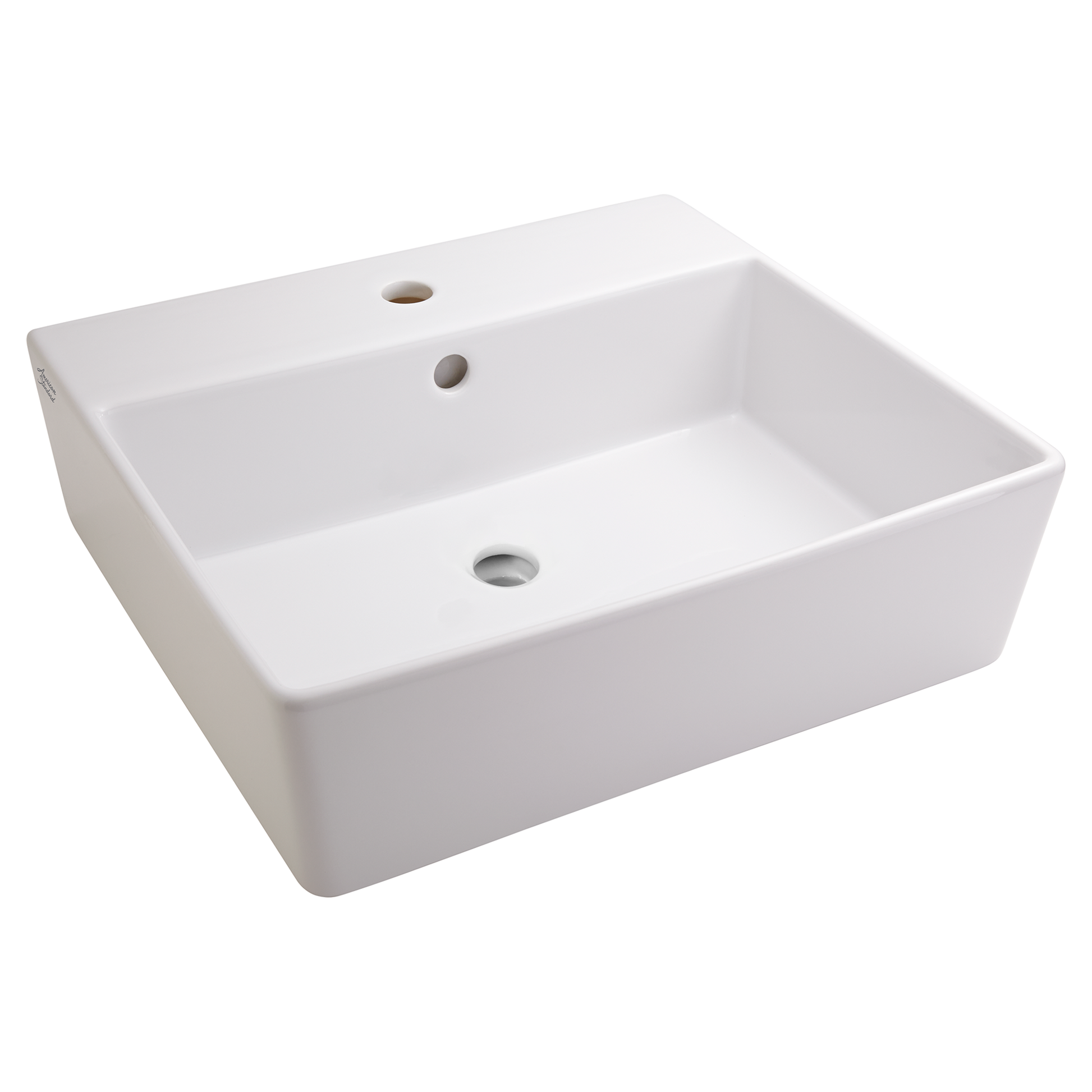 American Standard 0552001.020 Loft Above Counter Bathroom Vessel Sink with Single Hole - White 