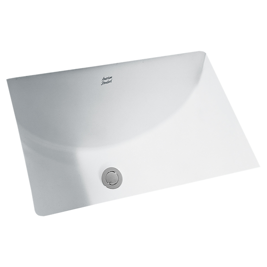 American Standard 0614000.020 Studio Undermount Rectangular Bathroom Sink, White | Plumbers Center