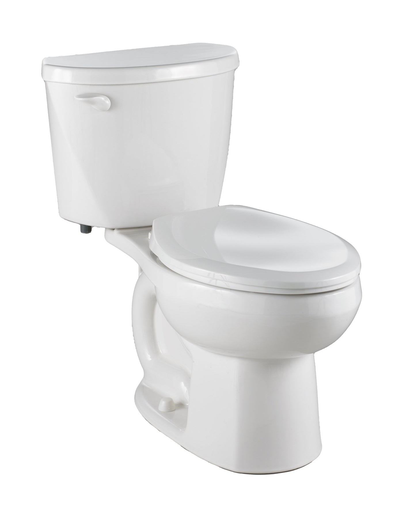 American Standard 2753128.020 Evolution 2 Two-Piece Standard Height Elongated Toilet, 1.28 GPF/4.8 LPF, White (Less Seat) | Plumbers Center