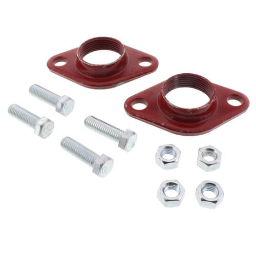 Bell & Gossett 101203, 1-1/4" NPT 100 Series Cast Iron Flange Set, Threaded | Plumbers Center