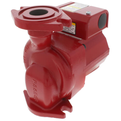 Bell & Gossett 103417 - NRF-25 Red Fox, 3-Speed Cast Iron Circulator Pump, 1/15 HP, 115V, 1 Phase, 150 PSI, Flanged End Connection 