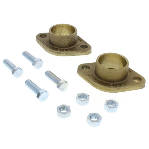 Taco 110-526BSFL - 1-1/2" Sweat Bronze Freedom Pump Flange, Low Lead (Pair) 