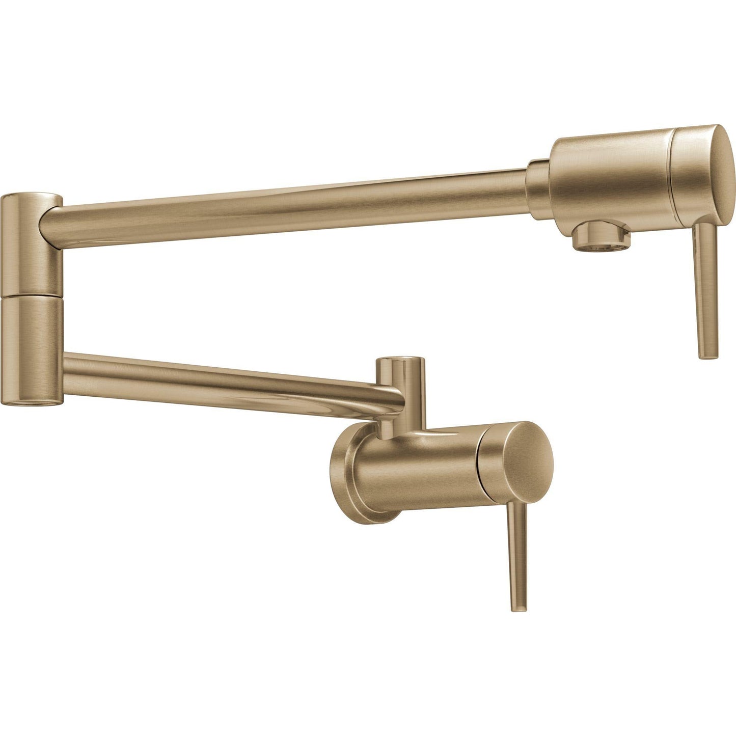 Delta 1165LF-CZ Contemporary Wall Mount Pot Filler - Champagne Bronze Media  | Plumbers Center