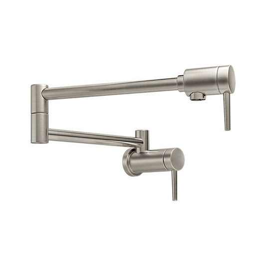 Delta 1165LF-SS Contemporary Wall Mount Pot Filler in Stainless Steel | Plumbers Center