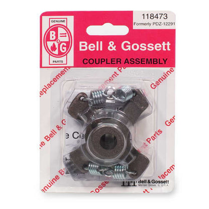 Bell & Gossett 118473 - 1/2" Cast Iron Pump Coupler Assembly for Series PD-35, PD-37, 60 "AA", 1522, MF 60 Pumps 