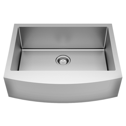 American Standard 18SB9332200A.075 Pekoe 33x22 Under-Mount or Flush Mount Apron Kitchen Sink in Stainless Steel 