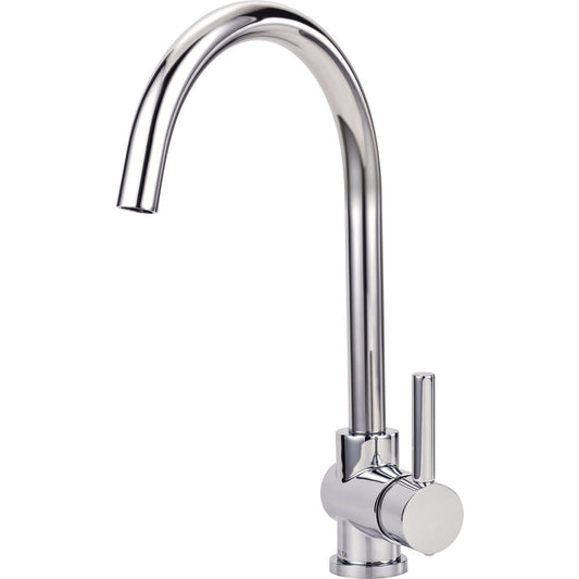 Delta 191LF Tommy Solid 1-Handle Kitchen Faucet in Chrome | Plumbers Center