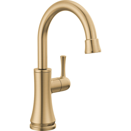 Delta 1920-CZ-DST Transitional Single Handle Deck Mounted Beverage Faucet in Champagne Bronze | Plumbers Center