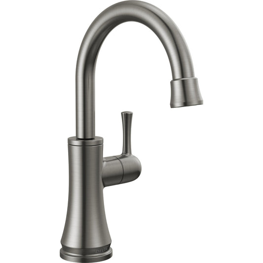 Delta 1920-KS-DST Transitional 1-Handle Deck Mounted Beverage Faucet in Black Stainless | Plumbers Center