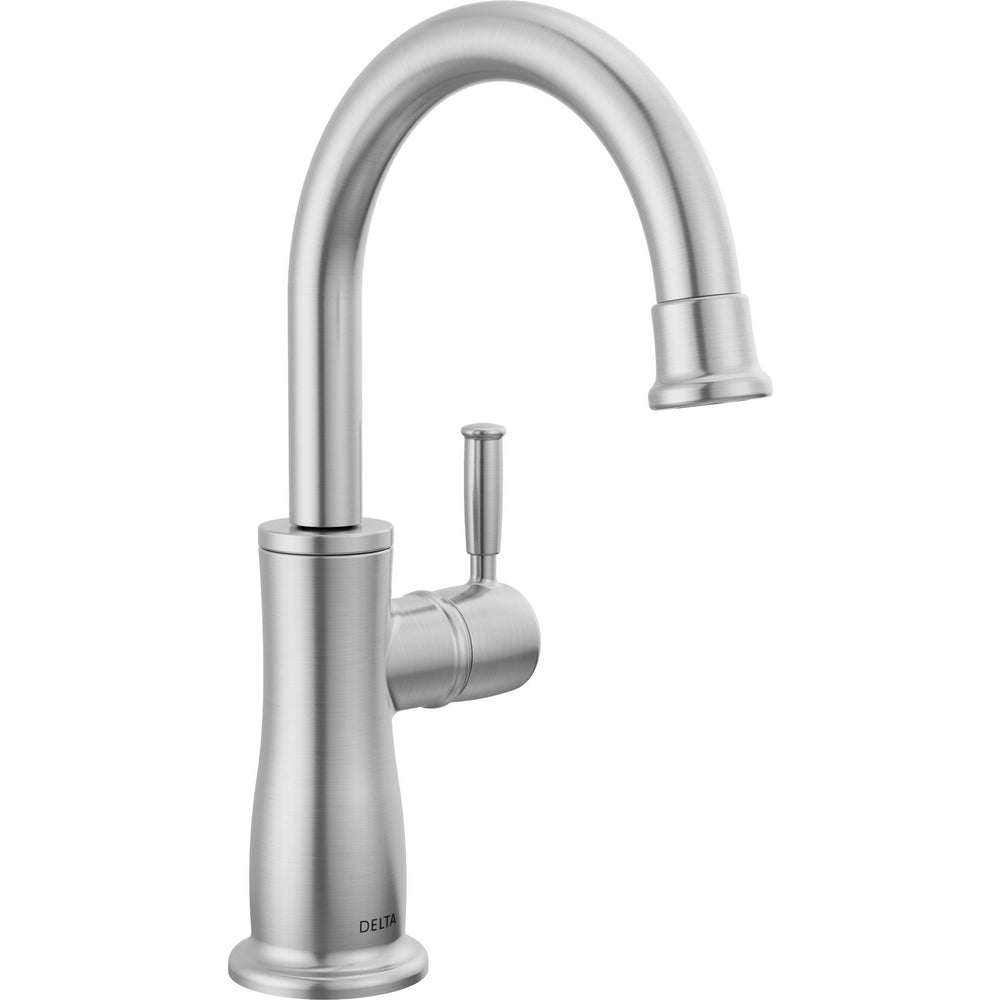 Delta 1960-AR-DST Traditional 1-Handle Deck Mounted Beverage Faucet in Arctic Stainless | Plumbers Center