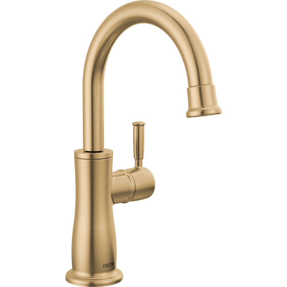 Delta 1960-CZ-DST Traditional 1-Handle Deck Mounted Beverage Faucet in Champagne Bronze | Plumbers Center