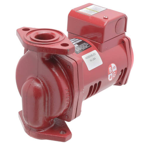 Bell & Gossett 1BL012 - PL-30 Cast Iron Booster Pump, 1/12 HP, 115V, 150 PSI, with Flanged End Connections | Plumbers Center