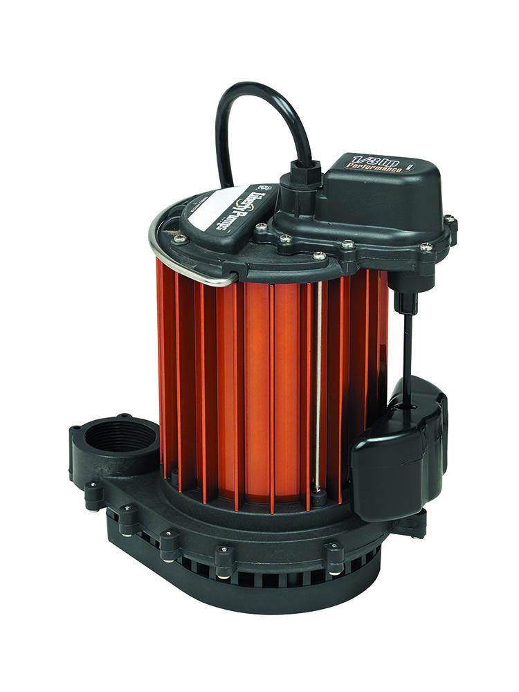 Liberty Pumps 237-2 - 1/3 HP Submersible Sump Pump with 25' Cord, 1-PHASE, 115V, VMF Switch (Vertical Magnetic Float Switch) | Plumbers Center