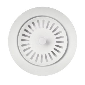 Blanco 240319 Kitchen Basket Strainer for Silgranit Sinks, 3.5", White | Plumbers Center