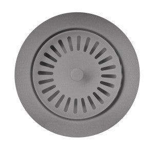 Blanco 240325 Kitchen Basket Strainer for Silgranit Sinks, 3.5" Drain, Metallic Gray | Plumbers Center