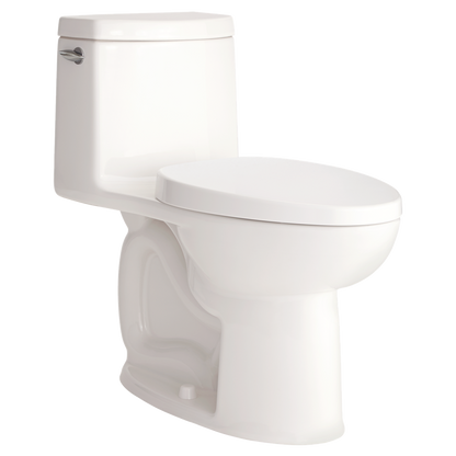 American Standard 2535128.020 Loft Right Height Elongated One-Piece Toilet, ADA Compliant, White 