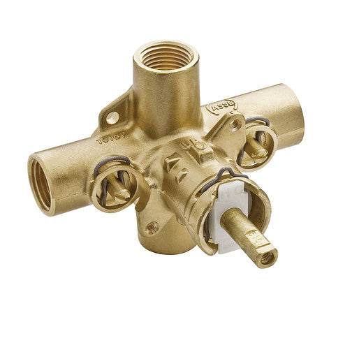 Moen 2590 POSI-TEMP VALVE Pressure-Balancing Valve with 1/4 Turn Stops in IPS/Threaded 