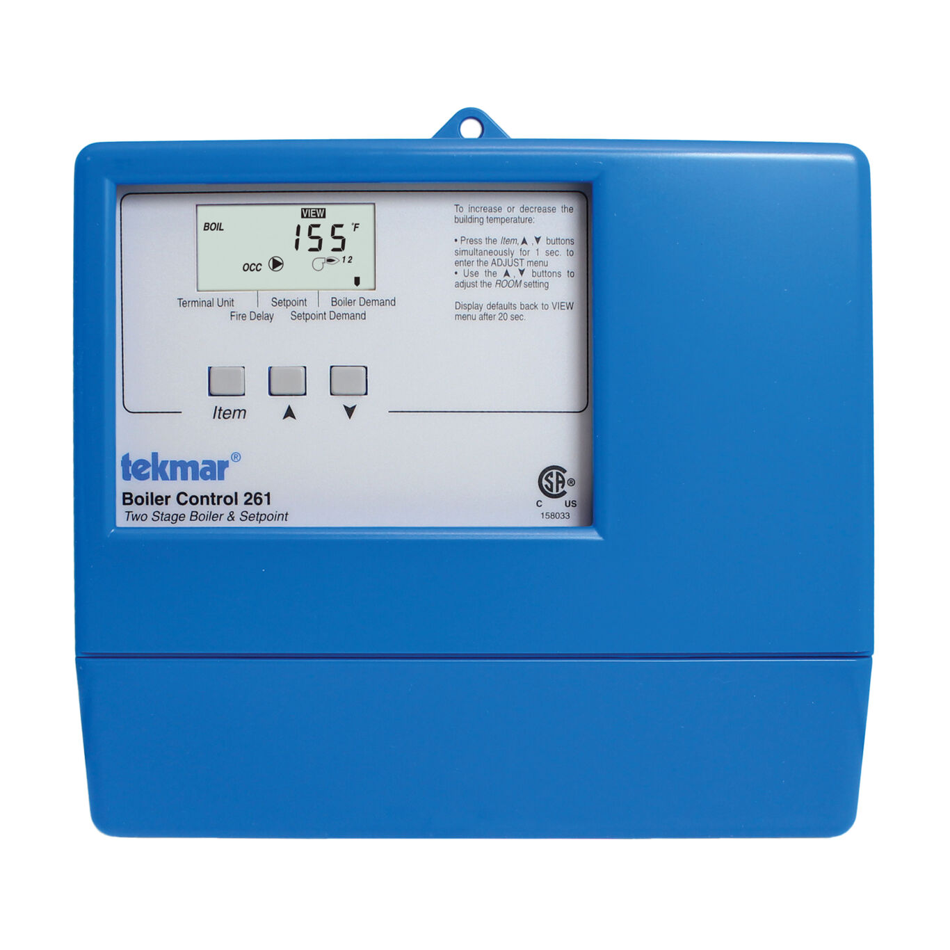 Tekmar 261 Outdoor Two Stage Boiler Control and Outdoor Temperature Reset  