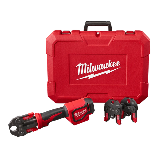 Milwaukee 2674-20C Cordless M18 Short Throw Press Tool with 1/2", 3/4" & 1" PEX Crimp Jaws