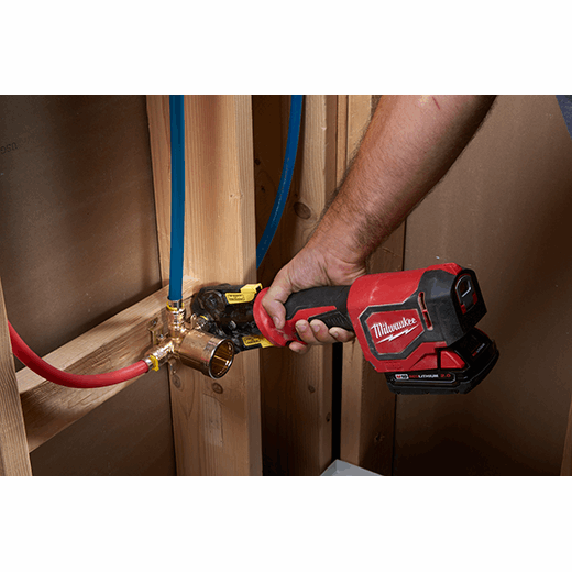 Milwaukee 2674-22P Cordless M18 Short Throw Press Tool Kit with Viega PureFlow Jaws, Battery, Charger & Case