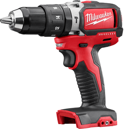 Milwaukee 2702-20 Cordless M18 1/2" Compact Brushless Hammer Drill/Driver - Tool Only