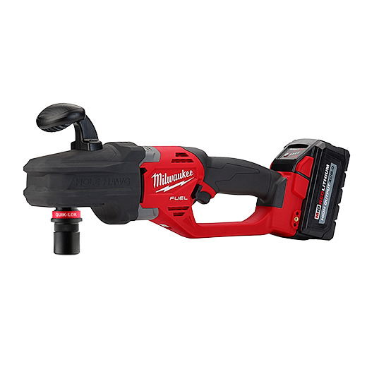 Milwaukee 2808-22 Cordless M18 FUEL HOLE HAWG Right Angle Drill Driver with QUIK-LOK Complete with Batteries, Charger & Case