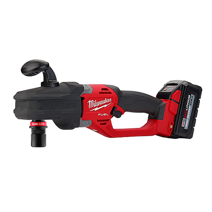 Milwaukee 2808-22 Cordless M18 FUEL HOLE HAWG Right Angle Drill Driver with QUIK-LOK Complete with Batteries, Charger & Case