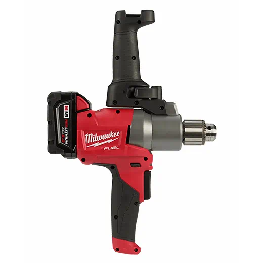 Milwaukee 2810-22 M18 FUEL Cordless Mud Mixer with 180° Handle Kit with Battery and Charger