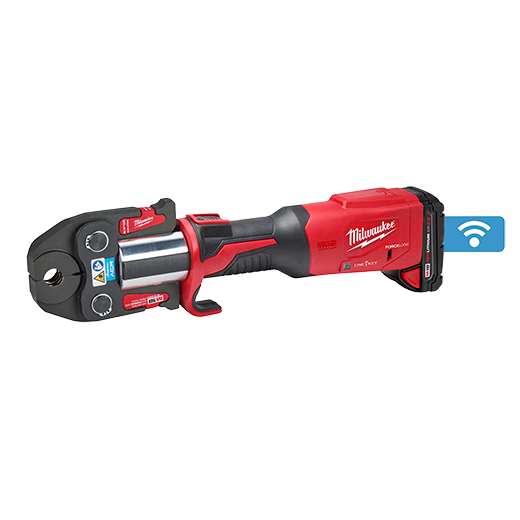 Milwaukee 2922-22M Cordless M18 FORCE LOGIC Press Tool Complete Kit with One-Key, 1/4" - 7/8" Streamline ACR Jaws, Batteries and Case 