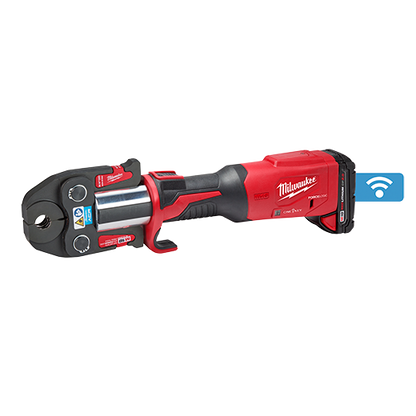 Milwaukee 2922-22M Cordless M18 FORCE LOGIC Press Tool Complete Kit with One-Key, 1/4" - 7/8" Streamline ACR Jaws, Batteries and Case 