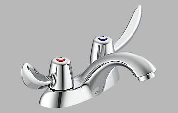 Delta 21C142 Two Handle Centerset Bathroom Faucet in Chrome | Plumbers Center