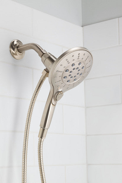 Moen 3662EPBN Eco-Performance 6-Function Magnetix Handshower with 59" Double Interlock Metal Spiral Hose in Brushed Nickel 