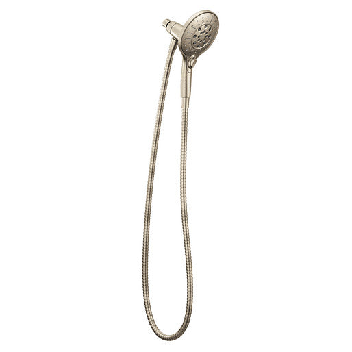 Moen 3662EPBN Eco-Performance 6-Function Magnetix Handshower with 59" Double Interlock Metal Spiral Hose in Brushed Nickel 