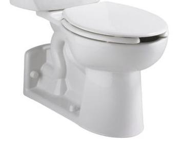 American Standard 3703001.020 Yorkville Pressure Assisted Floor Mounted Elongated Right Height ADA Toilet Bowl - White | Plumbers Center