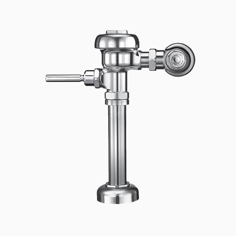 Sloan 3980012 Regal 111-1.6-YO Exposed Manual Water Closet Flushometer, with Angle Stop Bumper, 1.6 gpf, Top Spud Connection, Single Flush, Polished Chrome 