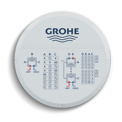 GROHE 35601000 - Rapido Smartbox Universal Rough-in Box with 1/2" Female NPT Outlets & Inlets 